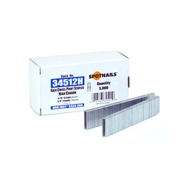 34 Series 3/16" Crown Staples - Galvanized 22 Gauge Chisel Point 5000 per box (3/4-inch)