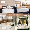 blunique Large Dog Couch Bed for Large Dogs Faux Fur,