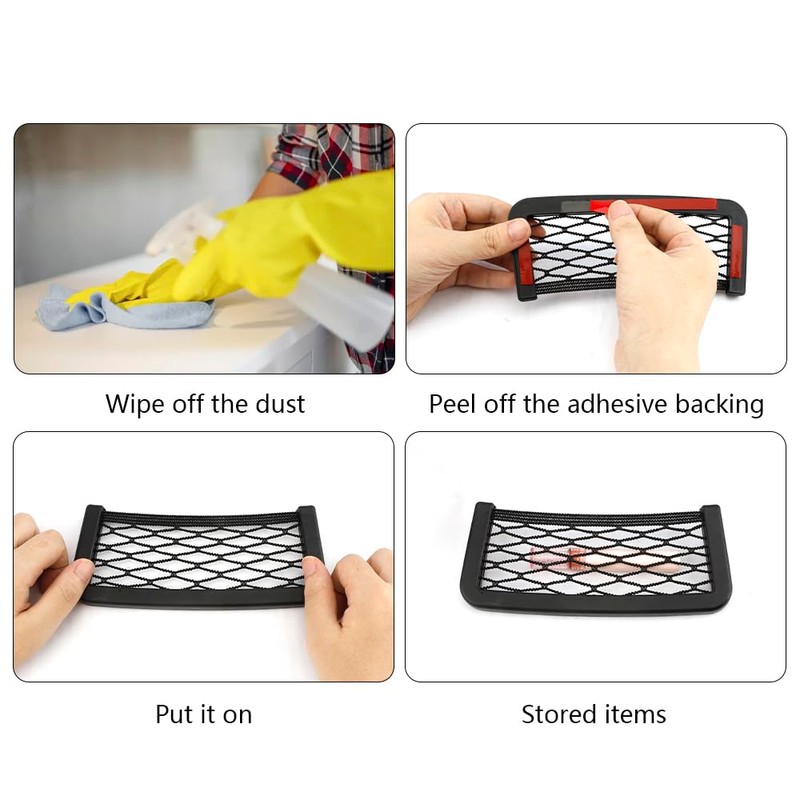 Small Cargo Net, Plastic Frame Automotive Cargo Net(3.1 x 7.3
