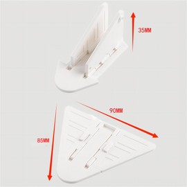 ZZYWWP 5 Pcs Sliding door child lock sliding glass door child lock No Drilling Required, Child Slip-Resistant Door and Window Limiter (White)