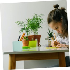 FRCOLOR 2pcs Makeup Brush Organizers Pen Holders for Desk Hair Brush Holder Multi-functional Storage for Makeup Stationery Stable Display Easy Access to Cosmetics