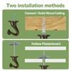 Aidoclip Ceiling Swag Hook Sets - Heavy Duty Hooks with