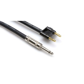 Hosa SKJ-630BN Speaker Cable 1/4-Inch TS - Banana 30 Feet