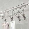 15xStainless Steel Clothes Pegs Hooks Long Tail Clip Hanging Clips