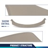 PIT66 TPE Dash Cover Cap Dashboard Panel Beige Compatible with