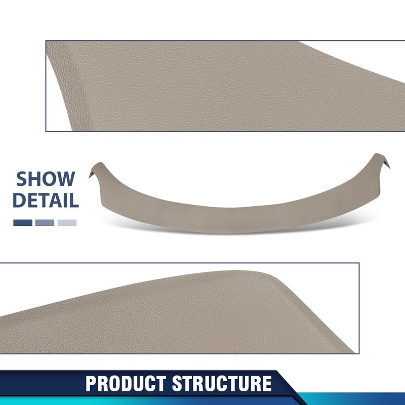 PIT66 TPE Dash Cover Cap Dashboard Panel Beige Compatible with