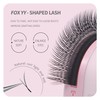 ANNAFRIS Eyelash Extensions, YY 0.07 C, 9-14 mm, Ready-to-Use Fan