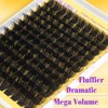 Yawamica Fluffy Lash Clusters Mega Volume Eyelash Clusters 12-25mm Long
