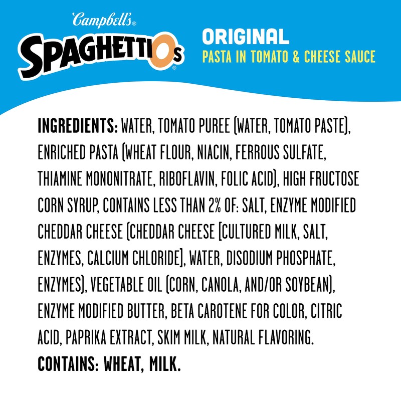 SpaghettiOs Original Canned Pasta, 15.8 oz Can (Pack of 24)