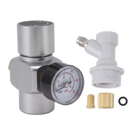 Water Pressure Reducing Valve 0‑60PSI Stainless Steel Pressure Regulator Multifunctional Hose Pressure Regulator for Homebrew