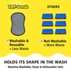 Original Scrub-N-Wipe Pad by Tuff-Scrub, 6-Pack, Microfiber, Multi-Surface, Non-Scratch, Dual-Sided,