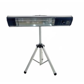 HETRAROOT 1500W Outdoor Heaters for Patio with 9 Heating Levels, IP65 Waterproof, 9H Timer, 25FT Remote Electric Patio Heaters for Outdoor Use, Tip-Over & Overheat Protection for Home, Office, Garage