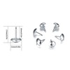 320 Pcs Upholstery Nails, Upholstery Tacks Pins, Furniture Decorative Thumbtacks,