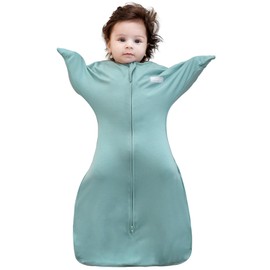 Aomloge PuppyPaws Baby Sleep Sack, Transitional Swaddle, Swaddles for Newborns，1.0 Tog Sleep Sack 6-9 Months, Wearable Blanket Baby with 2-Way Zipper