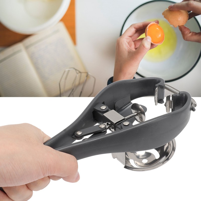 Stainless Steel Egg Opener Egg Yolk White Separator Tool Household