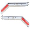 30" Mud Flap Hanger for Semi Trucks 45 Degree Angled