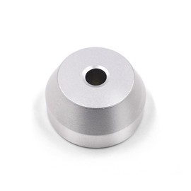 sdroceRyaM 45 RPM Record Adapter for 7 Inch Vinyl Turntables Turntables 45 Adapter for Turntables Made of Aluminium, Silver (Elliptical)