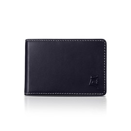 Kings Loot Wallet for Men | Minimalist Slim RFID Blocking Leather Design with Cash Pocket & Card Pull Strap | Holds 1-15 Cards | Stylish & Durable Wallets (Sapphire)