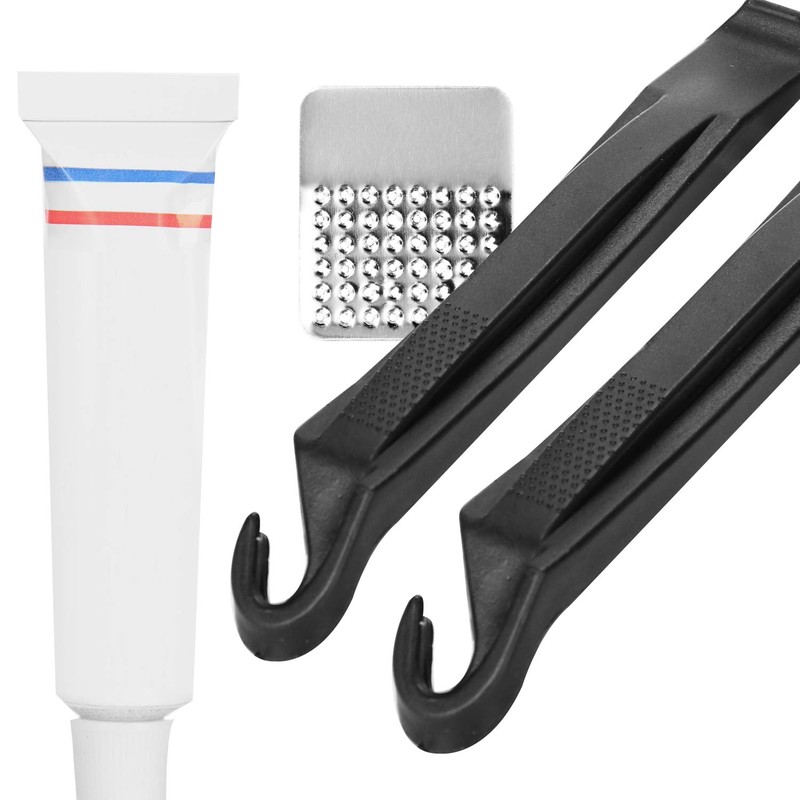 com-four® 20 Piece Bicycle Repair Kit, Comprehensive Bicycle Tyre Repair