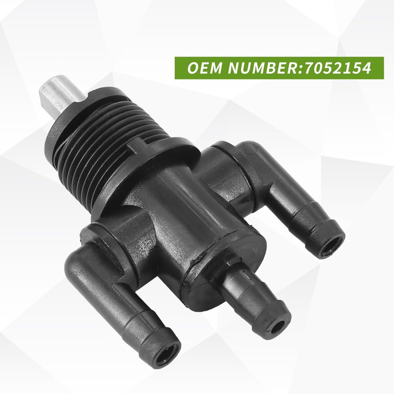 KIPA 3-Way Gas Fuel shut-off Petcock Valve Switch 7052154 for