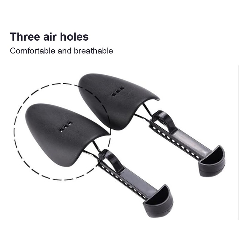 EchoDone 10 Pairs Plastic Shoe Tree Stretcher Shaper for Men