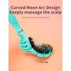 Roxlmed Detangler Hairbrush for Curly Hair Vented Bristle Scalp Massager