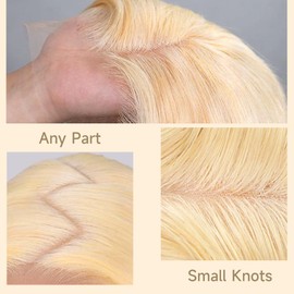 Arsoya 613 13x6 Lace Front Wig Human Hair 34 Inch 210 Density Blonde Wig Human Hair Body Wave Lace Front Wigs Human Hair Pre Plucked 613 HD Lace Front Wigs Human Hair