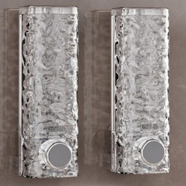 Foam container liquid soap dispenser wall-mounted transparent holder case Transparent - basic type 10ea