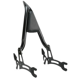 YHMOTO 17'' Detachable Passenger Backrest Sissy bar for Indian Challenger Chieftain Indian Pursuit Springfield Roadmaster Vintage 2014-2024 (22''Black)