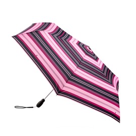 Fulton Umbrellas Open & Close Superslim, L711, Automatic O&C Mechanism, Lightweight Telescopic, Compact Folding Umbrella, 10IN Length When Closed (Retro Stripe)