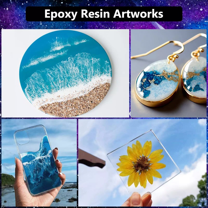 KISREL 32Oz Epoxy Resin Kit Clear Bonding Adhesives Perfect For