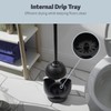 Casabella Toilet Plunger and Hideaway Caddy Combo for Bathrooms, 2-Piece