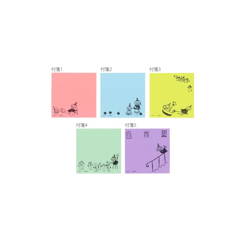 Sunstar Stationery Moomin Memo, Spring Summer, Little My S2842505
