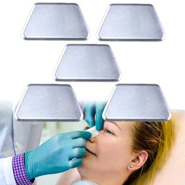 MENURSY Aluminum Nasal Splints, Nose Brace Fracture Orthopedic Immobilization, Septoplasty Rhinoplasty External Nose Support Protector, 5PCS (S)
