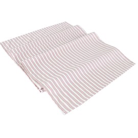 Fennco Styles Classic Striped Print Table Runner 16 x 72 Inch - Coral Table Linens for Banquets, Everyday Use, Family Gathering, Special Events and Home Décor