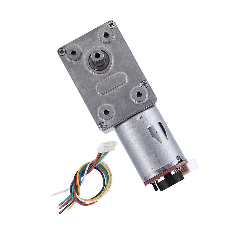 FTVOGUE Motor Reductor de DC 12V Encoder de Motor de