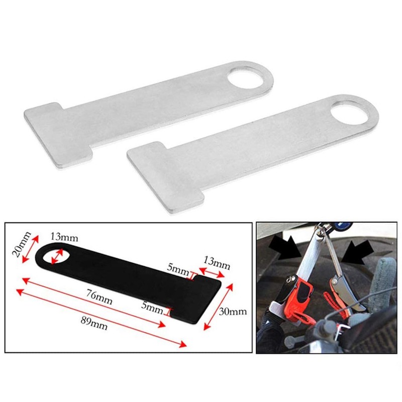 POFET 1 Pair Motorcycle Open/Full Face Helmet Lock Quick Release