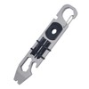 ZDSFSD 1 Piece Integrated Multifunctional Ratchet Crowbar Combined Tool Silver