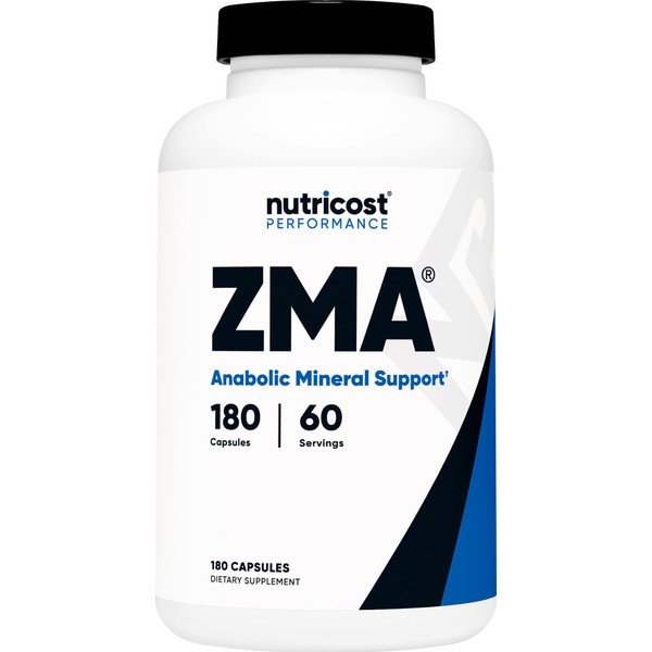 Nutricost Nutricost ZMA 180 Capsules - Non-GMO and Gluten Free
