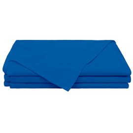 BEDSUM Twin XL Microfiber Flat Bed Sheet Only, Luxury 1800 Thread Count Wrinkle and Fade Resistant Bedding Top Sheet, Royal Blue