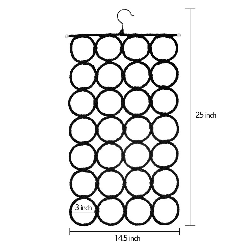 Tosnail Pack of 2 Scarf Hanger Holder Organizer Space Saver