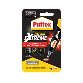 Pattex Pattex Repair Extreme, nicht-schrumpfender und flexibler Alleskleber, temperaturbest?ndiger Reparaturkleber, starker Kleber fr innen und au?en, 1x20g Tube