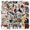 Realistic Animals Water Bottle Stickers for Kids,60 PCS Animals Stickers
