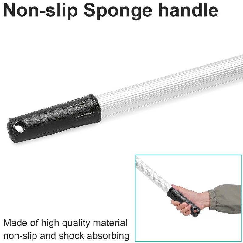 15FT Extendable Telescopic Pole – 4.5m Long Multi-Purpose Extendable Pole