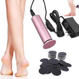  Generic Dermave Electric Foot Callus Remover,Electric Callus Remover for Feet,with 60pcs Sanding Disc,Electric Speed Adjustable Foot File for Dead Skin Cracked Skin Calluses for Men and Women, Pink