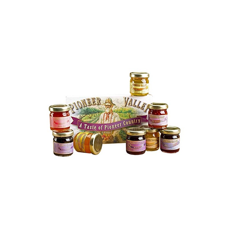 Pioneer Valley Souvenir Boxed Gourmet Jam & Jelly Sampler Gift