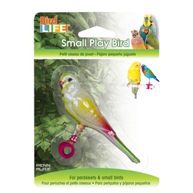 Penn-Plax (BA509) Acrylic Bird Figure, Small size on spring | Easily attaches to cage | Give your bird a new friend