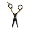 MS GERMANY Tijera Profesional Corte Acero Alemán Dorada/negra6.5pLG