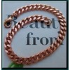 Solid Copper 7 Inch Link Bracelet CB651G - 1/4 of