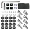 JUSTTOP Anti Theft License Plate Screws Kits, Stainless Steel Rust